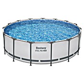 Bestway Bazen sa čeličnim okvirom Steel Pro Max  (Ø x V: 4,57 x 122 cm, Siva, 16.015 l) | BAUHAUS