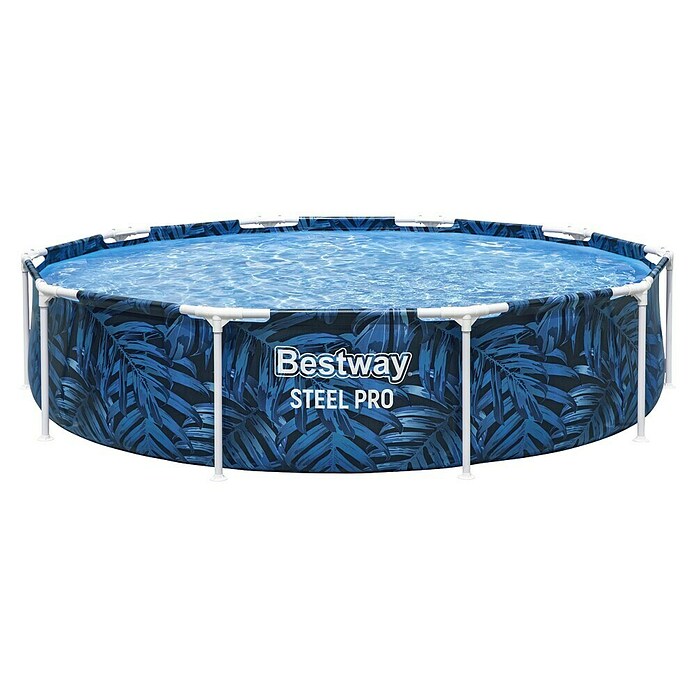 Bestway Bazen sa čeličnim okvirom Steel Pro  (Ø x V: 305 x 66 cm, Plava, 4.062 l) | BAUHAUS