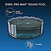 Bestway Montažni bazen Steel Pro Max  (Ø x V: 4,57 x 122 cm, Siva, 16.015 l) | Bazeni z okvirjem | Montažni bazeni | Vrtni bazeni | Bazeni | Vrt in prosti čas | Izdelki | BAUHAUS