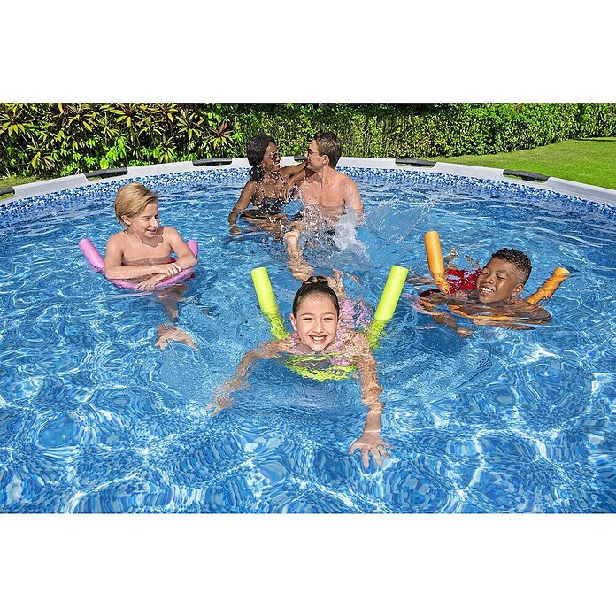 Bestway Montažni bazen Steel Pro Max  (Ø x V: 4,57 x 122 cm, Siva, 16.015 l) | Bazeni z okvirjem | Montažni bazeni | Vrtni bazeni | Bazeni | Vrt in prosti čas | Izdelki | BAUHAUS