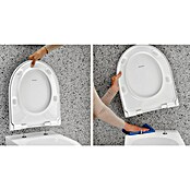 Geberit Renova Stand-WC-Kombination (Spülrandlos, Ohne Spezialglasur, Spülform: Tief, WC Abgang: Waagerecht, Weiß) | BAUHAUS
