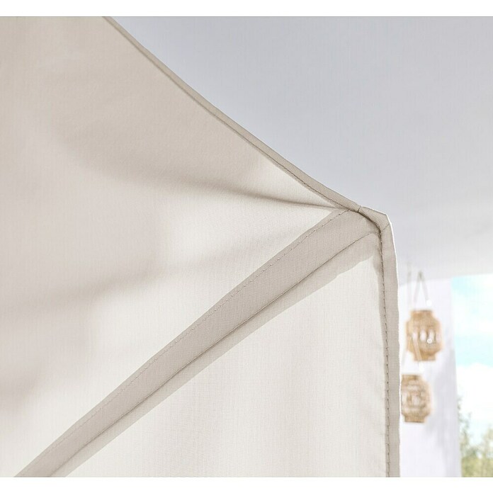 Sunfun Balkonfächer (Beige, 1,4 x 1,4 m)