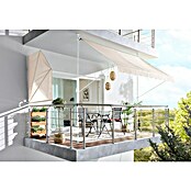 Sunfun Balkonfächer (Beige, 1,4 x 1,4 m)