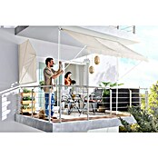 Sunfun Balkonfächer (Beige, 1,4 x 1,4 m)