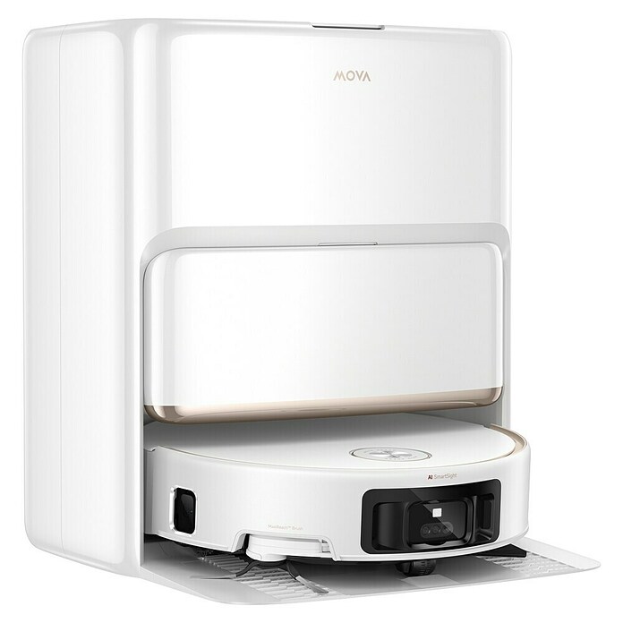 Mova Robot aspirador con mopa Z60 Ultra Roller Standalone (Potencia de aspiración: 26.000 Pa, Duración de la batería: 220 min, Capacidad del robot: 210 ml) | BAUHAUS