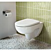 Geberit Renova Nr. 1 Spülrandloses Wand-WC-Set (Mit WC-Sitz, Tiefspüler, Weiß)
