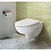 Geberit Renova Nr. 1 Spülrandloses Wand-WC-Set (Mit WC-Sitz, Tiefspüler, Weiß)