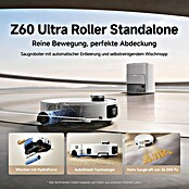 Mova Robot aspirador con mopa Z60 Ultra Roller Standalone (Potencia de aspiración: 26.000 Pa, Duración de la batería: 220 min, Capacidad del robot: 210 ml) | BAUHAUS