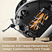 Mova Robot aspirador con mopa Z60 Ultra Roller Standalone (Potencia de aspiración: 26.000 Pa, Duración de la batería: 220 min, Capacidad del robot: 210 ml) | BAUHAUS