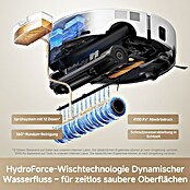 Mova Robot aspirador con mopa Z60 Ultra Roller Standalone (Potencia de aspiración: 26.000 Pa, Duración de la batería: 220 min, Capacidad del robot: 210 ml) | BAUHAUS