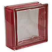 Fuchs Design Perfil de bloques de vidrio (Rubí, 18 x 8 cm, Vidrio)