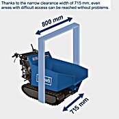 Scheppach Prekucnik z verigo DP 5000  (Na motorni pogon, Prostornina: 125 l, Nosilnost izdelka: 500 kg) | Demperji in gosenični demperji | Motorne samokolnice | Samokolnice | Gradbeni stroji in oprema | Orodja in stroji | Izdelki | BAUHAUS