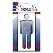 Pickup 3D Home Toiletsticker Frame (Motief: Heren, Wit, Hoogte: 10 cm)