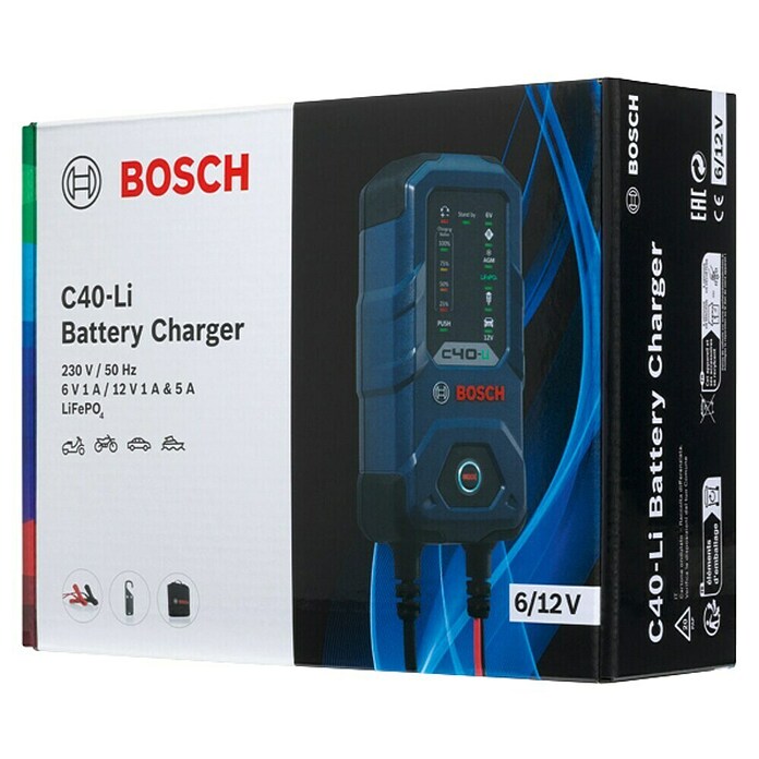 Bosch Polnilec akumulatorja C40-LI  (Primerno za: Litijeve baterije) | 2766 - Ladegeräte/Stationen/Starthilfe | BDDD - Auto-Werkstatt | BDD - Autozubehör | BD - Autozubehör | B - Werkz/Masch/Maschzubeh/Auto | BAUHAUS