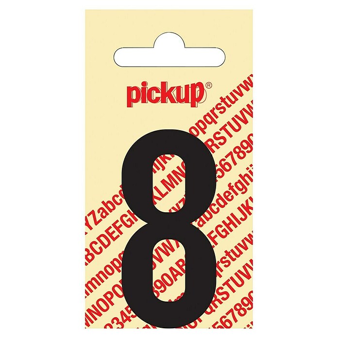 Pickup Aufkleber (Motiv: 8, Schwarz, Höhe: 60 mm)