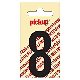 Pickup Sticker (Motief: 8, Zwart, Hoogte: 60 mm)