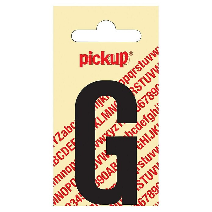 Pickup Aufkleber (Motiv: G, Schwarz, Höhe: 60 mm)