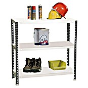 Simonrack Simonclassic Estantería metálica Comfort Plus (Al x An x Pr: 90 x 100 x 40 cm, Capacidad de carga por balda: 100 kg, Número de baldas: 3 ud., Atornillado, Antracita/Blanco) | BAUHAUS