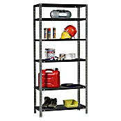 Simonrack Simonclassic Estantería metálica Comfort Plus (Al x An x Pr: 200 x 100 x 40 cm, Capacidad de carga por balda: 100 kg, Número de baldas: 6 ud., Atornillado, Antracita) | BAUHAUS