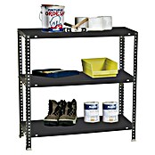 Simonrack Simonclassic Estantería metálica Comfort Plus (Al x An x Pr: 90 x 100 x 30 cm, Capacidad de carga por balda: 100 kg, Número de baldas: 3 ud., Atornillado, Antracita) | BAUHAUS
