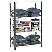Simonrack Simonclassic Estantería metálica Comfort Superplus (Al x An x Pr: 150 x 110 x 50 cm, Capacidad de carga por balda: 90 kg, Número de baldas: 4 ud., Atornillado, Antracita/Blanco) | BAUHAUS