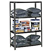 Simonrack Simonclassic Estantería metálica Comfort Superplus (Al x An x Pr: 150 x 110 x 30 cm, Capacidad de carga por balda: 90 kg, Número de baldas: 4 ud., Atornillado, Antracita) | BAUHAUS