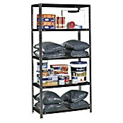 Simonrack Simonclassic Estantería metálica Comfort Plus (Al x An x Pr: 200 x 100 x 30 cm, Capacidad de carga por balda: 100 kg, Número de baldas: 5 ud., Atornillado, Antracita) | BAUHAUS