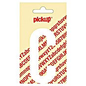 Pickup Etiqueta adhesiva (Motivo: C, Blanco, Altura: 90 mm)