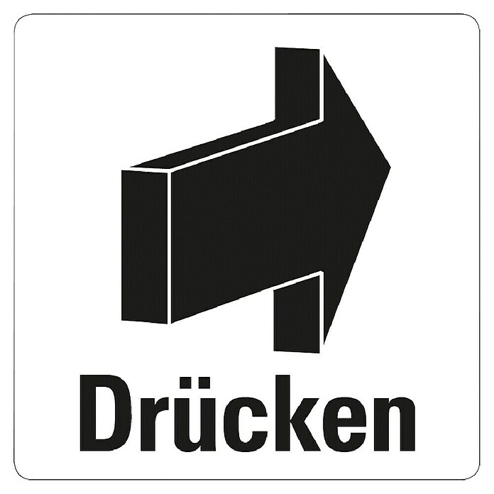 Pickup Aufkleber (L x B: 75 x 75 mm, Drücken)