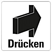 Pickup Aufkleber (L x B: 75 x 75 mm, Drücken)