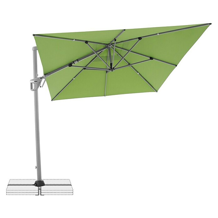 Doppler Ampelschirm Active Neo (Grün, L x B: 350 x 260 cm) | BAUHAUS