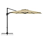 Doppler Ampelschirm rund Life 310 Side (Sand, Durchmesser Bespannung: 310 cm) | BAUHAUS