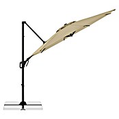 Doppler Ampelschirm rund Life 310 Side (Sand, Durchmesser Bespannung: 310 cm) | BAUHAUS