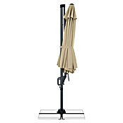 Doppler Ampelschirm rund Life 310 Side (Sand, Durchmesser Bespannung: 310 cm) | BAUHAUS