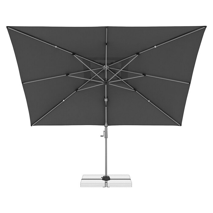 Doppler Ampelschirm Active Neo (Anthrazit, L x B: 350 x 260 cm) | BAUHAUS