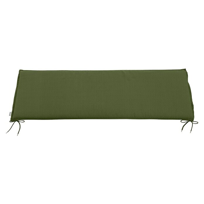 Doppler Bankauflage Life (4-er Bank, L x B x H: 180 x 45 x 4 cm, Polyester, Moosgrün) | BAUHAUS