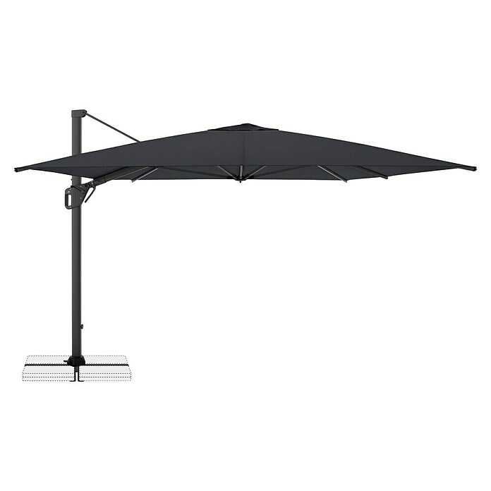 Doppler Ampelschirm Life Side (Anthrazit, Bespannungsmaß (L x B): 300 x 400 cm) | BAUHAUS