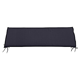 Doppler Bankauflage Life (4-er Bank, L x B x H: 180 x 45 x 4 cm, Polyester, Anthrazit)