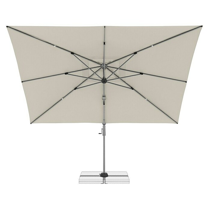 Doppler Ampelschirm Active Neo (Natur, Bespannungsmaß (L x B): 260 x 350 cm) | BAUHAUS