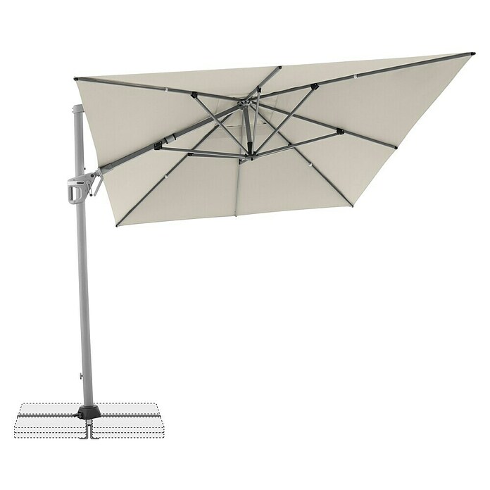 Doppler Ampelschirm Active Neo (Natur, Bespannungsmaß (L x B): 260 x 350 cm) | BAUHAUS