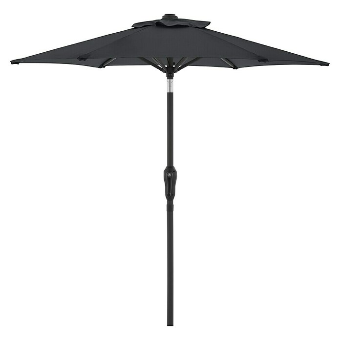 Doppler Balkonschirm rund Life 180 Lift (Anthrazit, Durchmesser Bespannung: 185 cm) | BAUHAUS