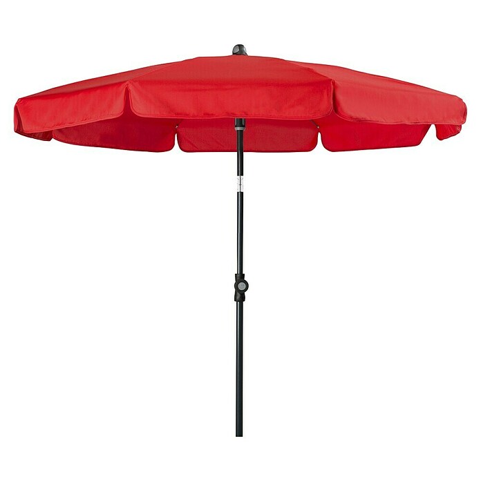 Doppler Sunline Balkonschirm rund Neo (Farbe Bespannung: Rot, Durchmesser Bespannung: 150 cm) | BAUHAUS