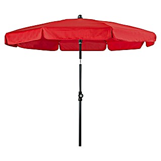 Doppler Sunline Balkonschirm rund Neo (Farbe Bespannung: Rot, Durchmesser Bespannung: 150 cm)