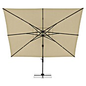 Doppler Ampelschirm Life (Sand, Bespannungsmaß (L x B): 300 x 400 cm) | BAUHAUS