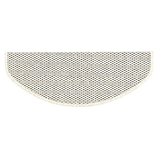 Stufenmatte Kalkutta (65 cm x 23,5 cm x 5 mm, Creme, Halbrund)