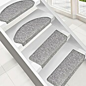 Stufenmatte Kalkutta (65 x 23,5 cm, Silber, Rechteck) | BAUHAUS