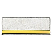 Stufenmatte Kalkutta (65 x 23,5 cm, Silber, Rechteck) | BAUHAUS