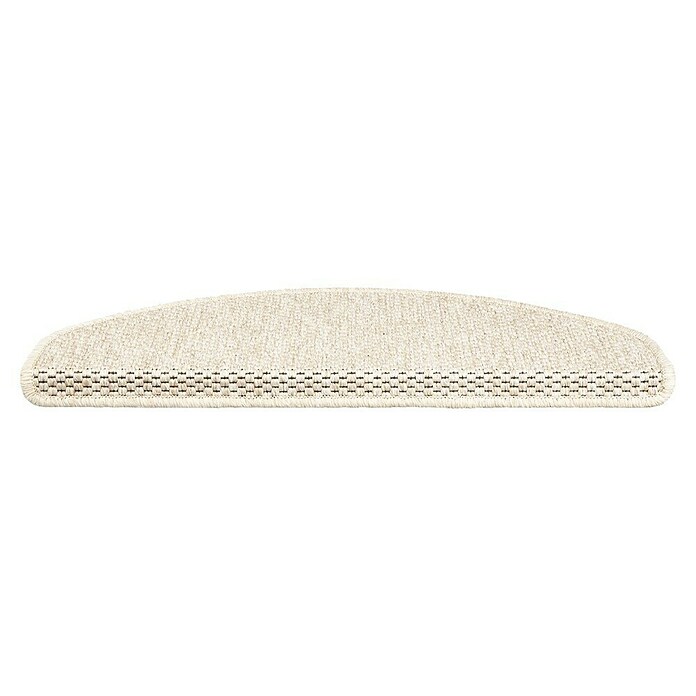 Stufenmatte Kalkutta (65 x 23,5 cm, Creme, Halbrund) | BAUHAUS