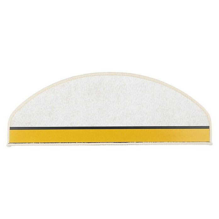 Stufenmatte Kalkutta (65 x 23,5 cm, Creme, Halbrund) | BAUHAUS