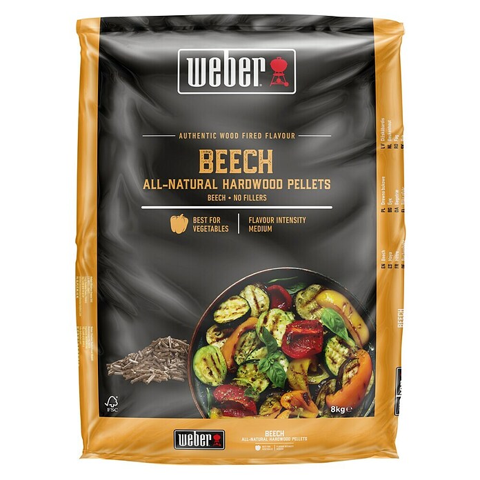 Weber Holzpellets Buche (8 kg) | BAUHAUS